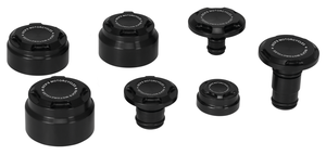 Tapones de eje y tornillo Rick's para horquilla o rueda de motocicleta