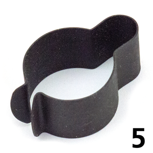 Clips metálicos para fijar cables y alambres en motos Harley-Davidson vintage