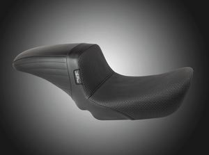 Asiento Le Pera Kickflip negro para motocicleta Harley-Davidson Dyna