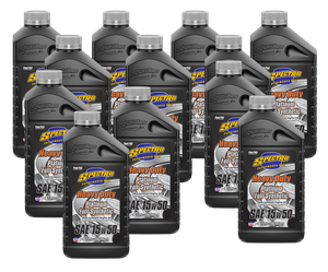 Frasco de aceite de motor Spectro Heavy Duty Platinum 15W-50 totalmente sintético