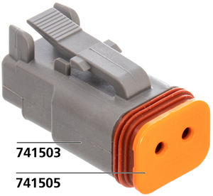Conjunto de conectores eléctricos tipo Deutsch para cableado de motocicletas