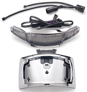 Luz trasera Ciro Latitude Lightstrike con soporte de matrícula para turismo