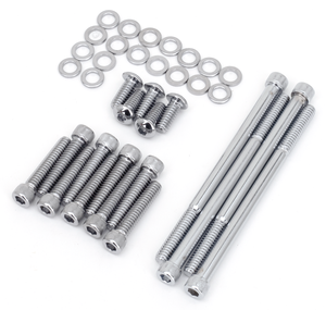Conjunto de tornillos para tapa primaria, derby e inspección de motor