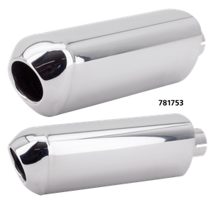 SILENCIOSO INOXIDABLE UNIVERSAL - Silenciador triangular 1 3/4 " — B-stock