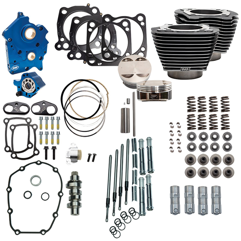Kit S&S Power Pack para motor Milwaukee Eight de 124 a 132 CI