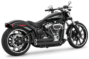 Escape Independence Shorty negro para motocicleta Harley-Davidson