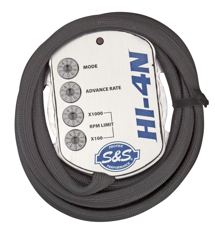 Módulo de encendido S&S Hi-4N Single/Dual negro con conectores