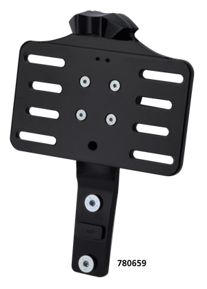 Soporte portamatrículas Vity's negro para motocicleta Harley-Davidson