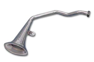 Cuerno de trompeta cromado para Harley-Davidson años 1949 a 1964