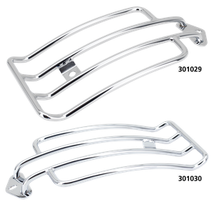 Portaequipajes trasero individual negro para motocicleta Harley-Davidson