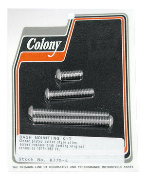 Kit de tornillos metálicos para panel de instrumentos de motocicleta