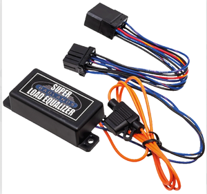 Sistema de nivelación de carga Badlands Load Equalizer III instalado en motocicleta