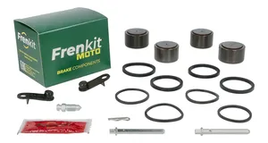Superkit de reparación de pinza de freno con componentes internos visibles