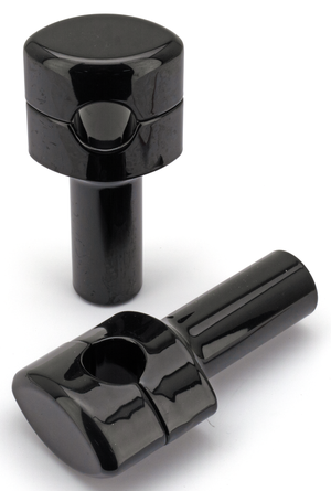 Par de torretas del manillar Infinity para montaje de accesorios en Harley-Davidson