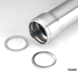 Clips de retención metálicos y arandelas para retenes de horquilla de motocicleta