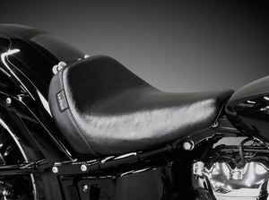 Asiento Le Pera Bare Bones negro para motocicleta Harley-Davidson Softail