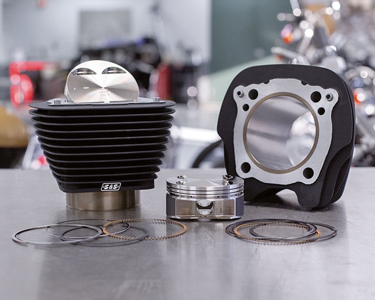 Kit de cilindros S&S Big Bore 4 1/4 pulgadas para motor Harley Milwaukee Eight