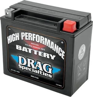 Batería rectangular negra para Harley-Davidson modelo europeo