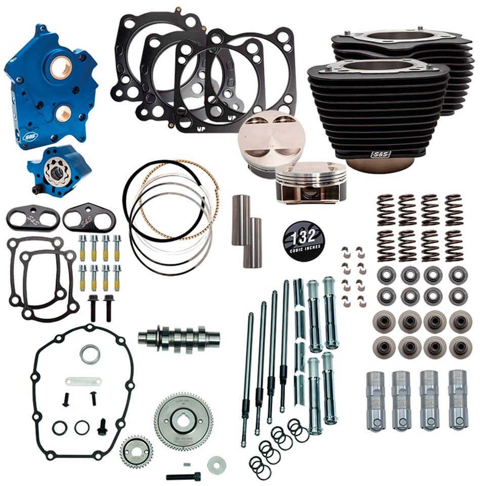 Kit S&S Power Pack para motor Harley Milwaukee Eight de 124 a 132 CI