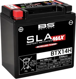 Batería AGM SLA MAX libre de mantenimiento activada de fábrica