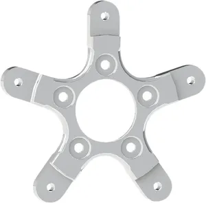 Soporte metálico para disco de freno de motocicleta