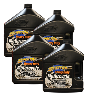 Envase de aceite de motor Spectro Heavy Duty SAE 20W50 para motocicletas