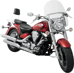 Parabrisas Memphis Slim transparente para motocicleta