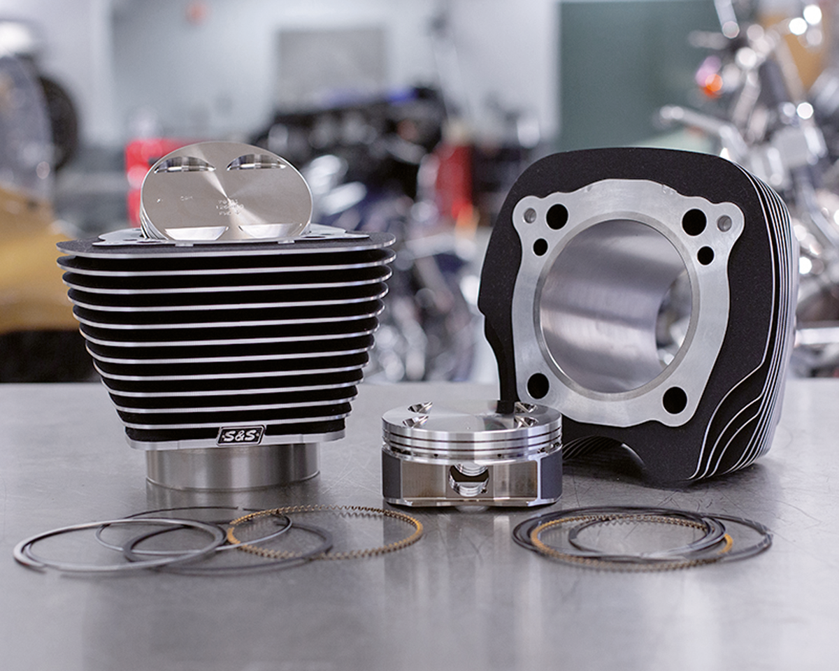 Kit de cilindros S&S Big Bore 4 1/4 pulgadas para motor Milwaukee Eight