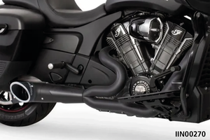 Escape corto Slash Cut 2 en 1 Shorty Turn Out para Indian PowerPlus Thunderstroke