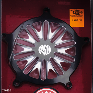 Filtro de aire Venturi de Drag Specialties (RSD) con acabado metálico