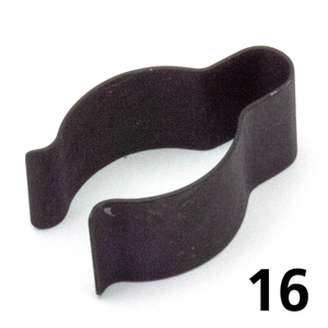 Clips metálicos de sujeción para cables y alambres en motocicletas clásicas