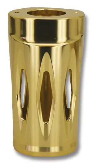 Tapas de botellas de horquilla Zodiac Pro-Max en aluminio billet