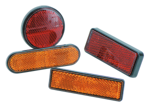 Par de reflectores adhesivos para motocicleta con homologación E