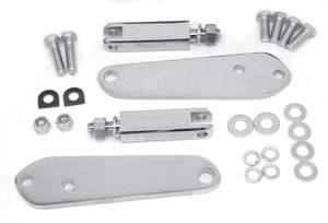 Soporte metálico de reposapiés para motocicleta Harley-Davidson Dyna