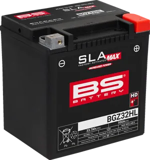 Batería AGM SLA MAX activada sin mantenimiento para moto