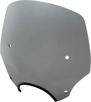 Protector de piernas El Paso Sportshield negro instalado en motocicleta