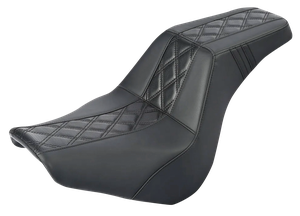 Asiento negro C.C. Rider con escalera trasera para Harley-Davidson Softail Milwaukee Eight