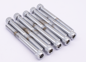 Pack de 15 tornillos Allen cromados de grado 8