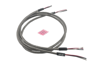 CONJUNTOS DE CABLES FORRADOS DE MALLA DE ACERO INOXIDABLE — B-stock