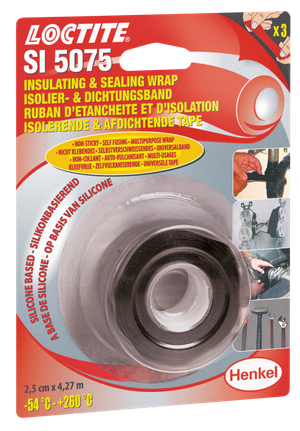 Rollo de envoltura de aislamiento y sellado Loctite SI 5075 para motos