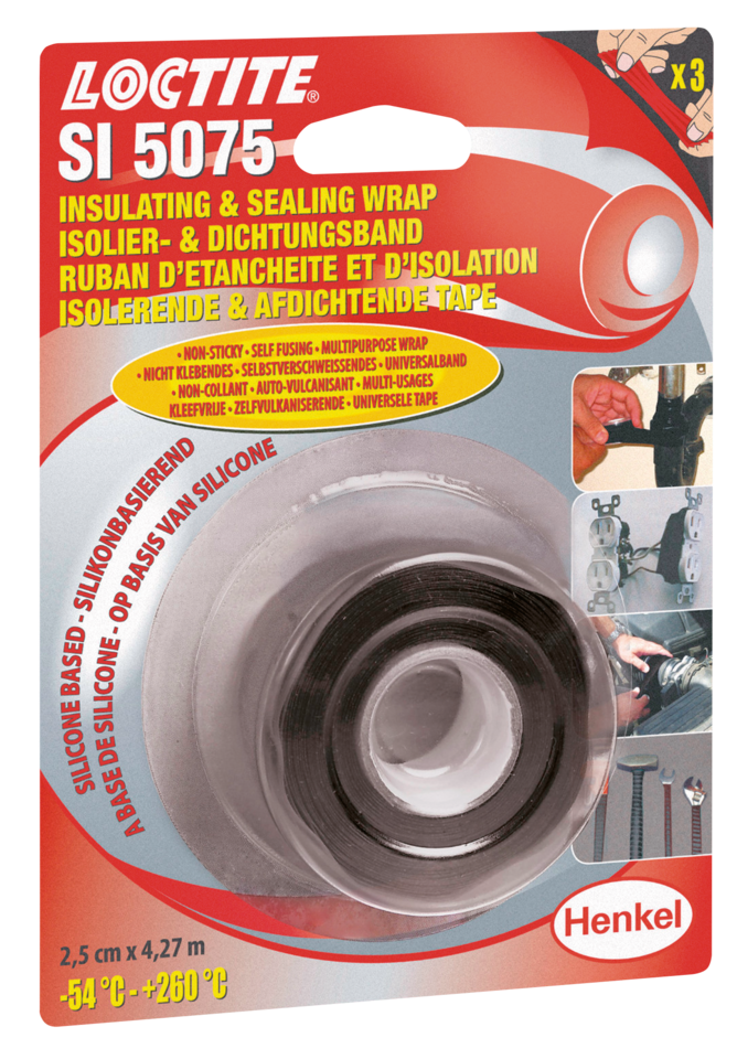 Rollo de envoltura de aislamiento y sellado Loctite SI 5075 para motos