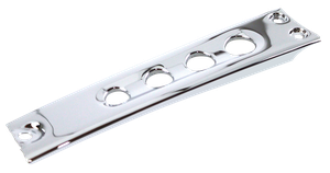 Extensión del tablero de instrumentos cromado para Harley-Davidson Fat Boy