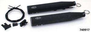 Tubos de escape ajustables MCJ cromados para motor Twin Cam en motocicleta Softail