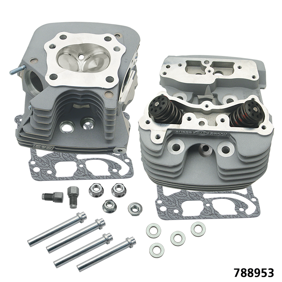 Culata S&S Super Stock para motor Twin Cam de Harley-Davidson