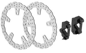 Kit de disco de freno Wave con perfil ondulado para motocicleta