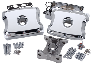 Kit de dos tapas de balancines en fundición de aluminio para motor Twin Cam