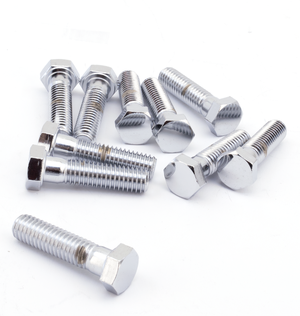 Surtido de tornillos Allen con acabado cromado para motocicletas americanas