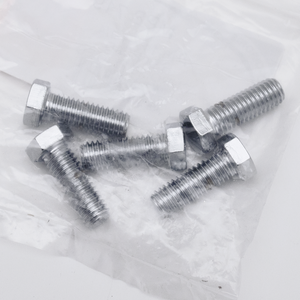 Surtido de tornillos hexagonales UNC con acabado cromado brillante