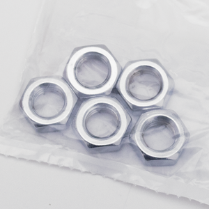 Conjunto de contratuercas metálicas para motocicleta