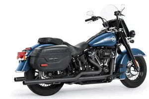 Fijadores rectos con acabado azul Blue-Proof para montaje en motocicleta